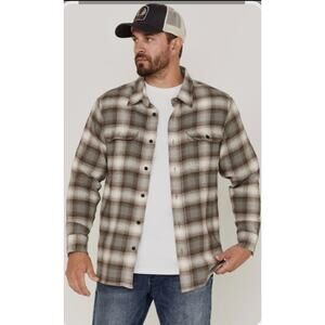 Levi's Classic Cotton Worker Plaid Long Sleeve Button-Down Flannel Shirt XXL